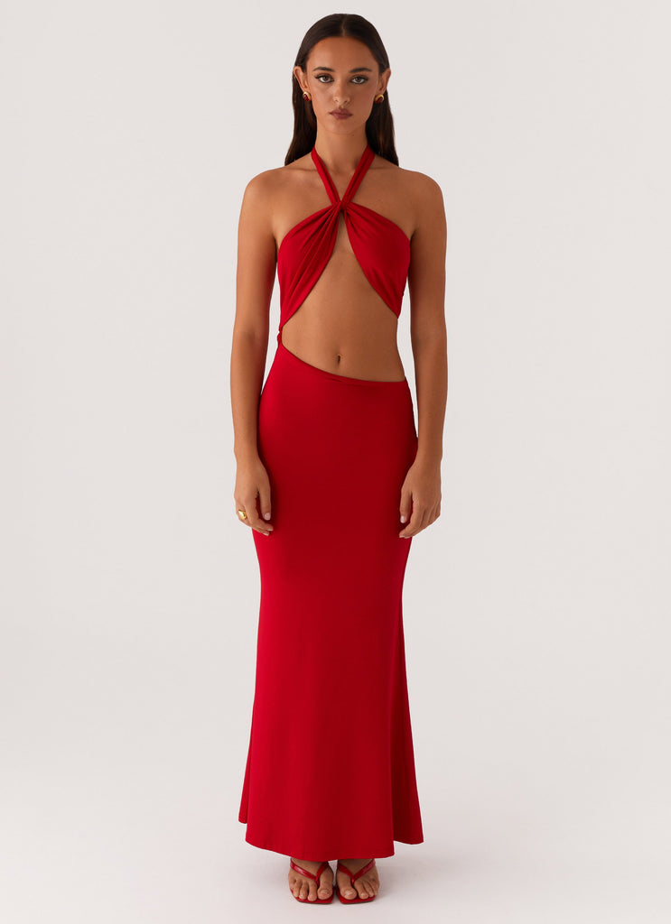 It's Obvious Maxi Dress - Red