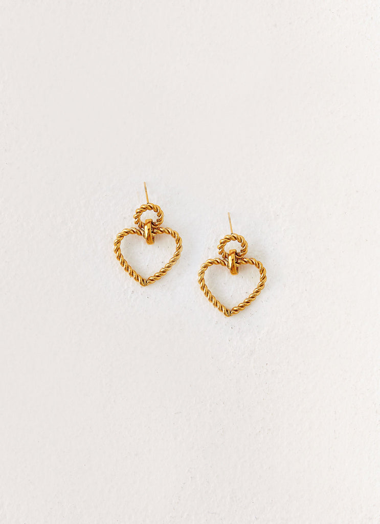 J'Adore Earrings - Gold