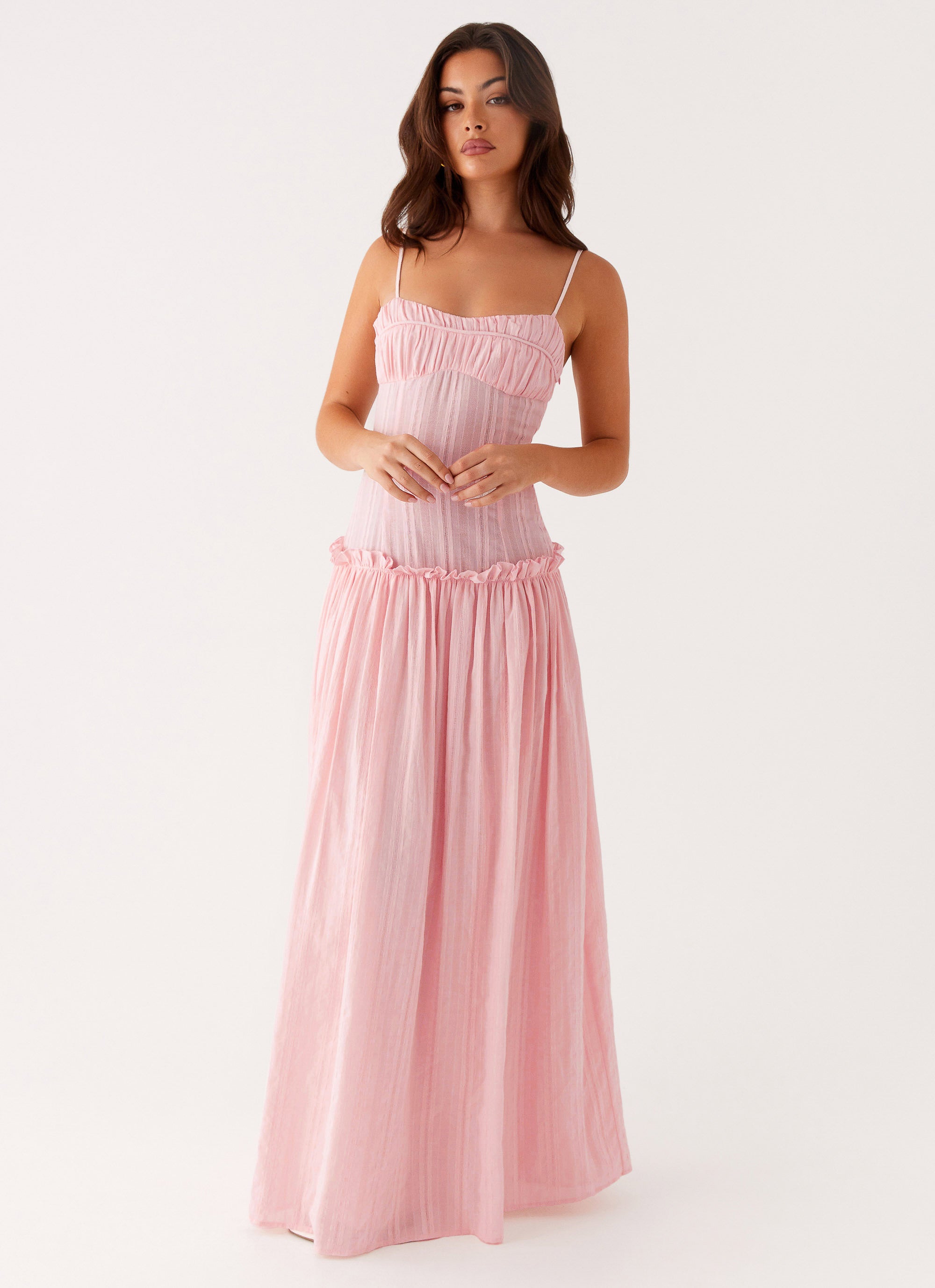 Jacinda Drop Waist Maxi Dress