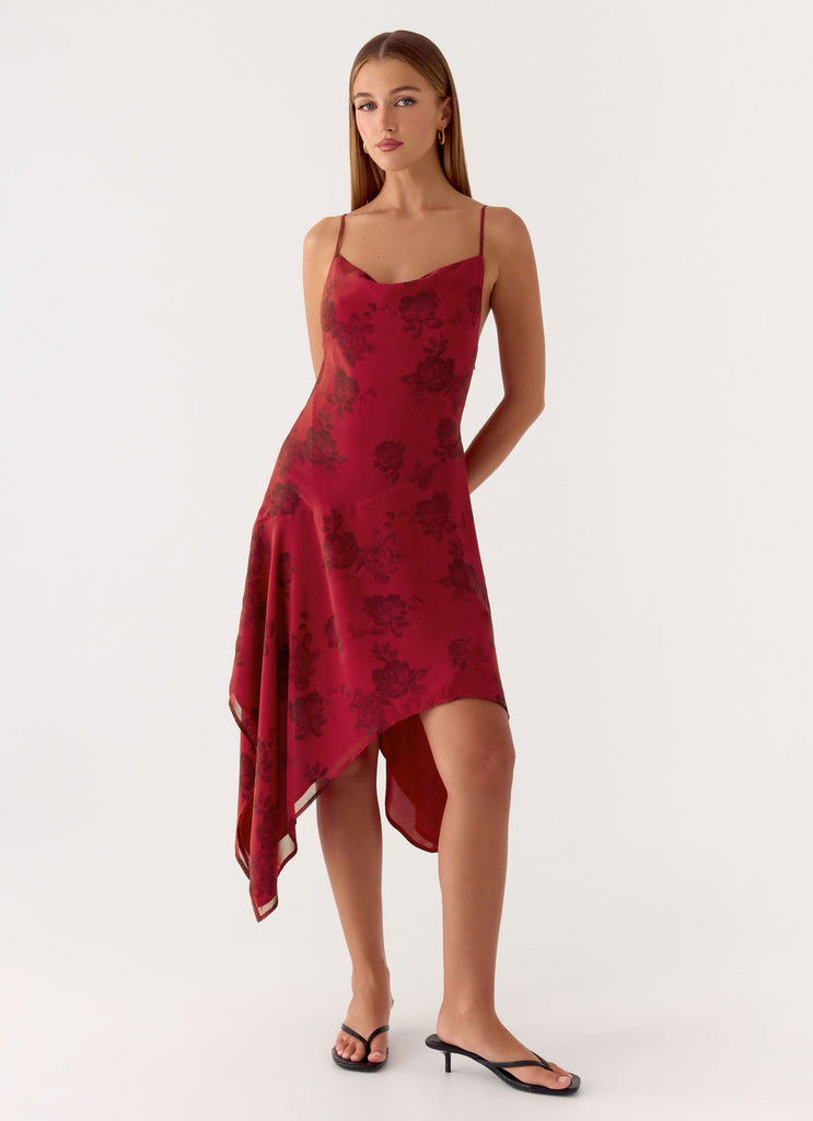 Red Midi Dresses