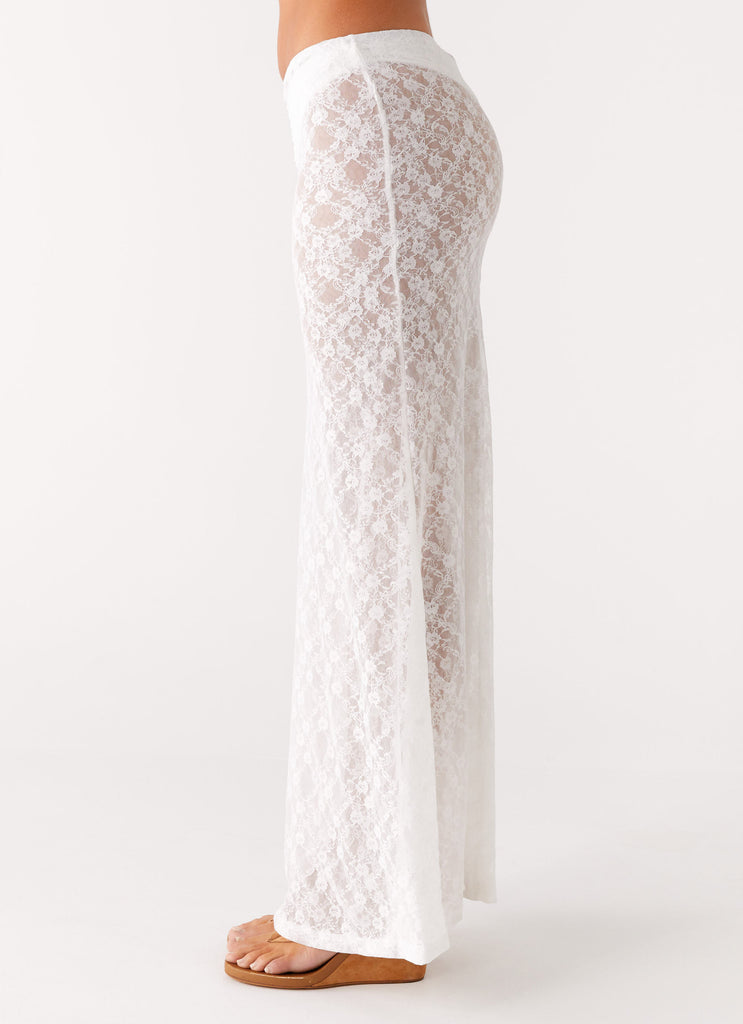 Jaz Lace Maxi Skirt - White