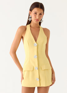 Jeanie Mini Dress - Yellow