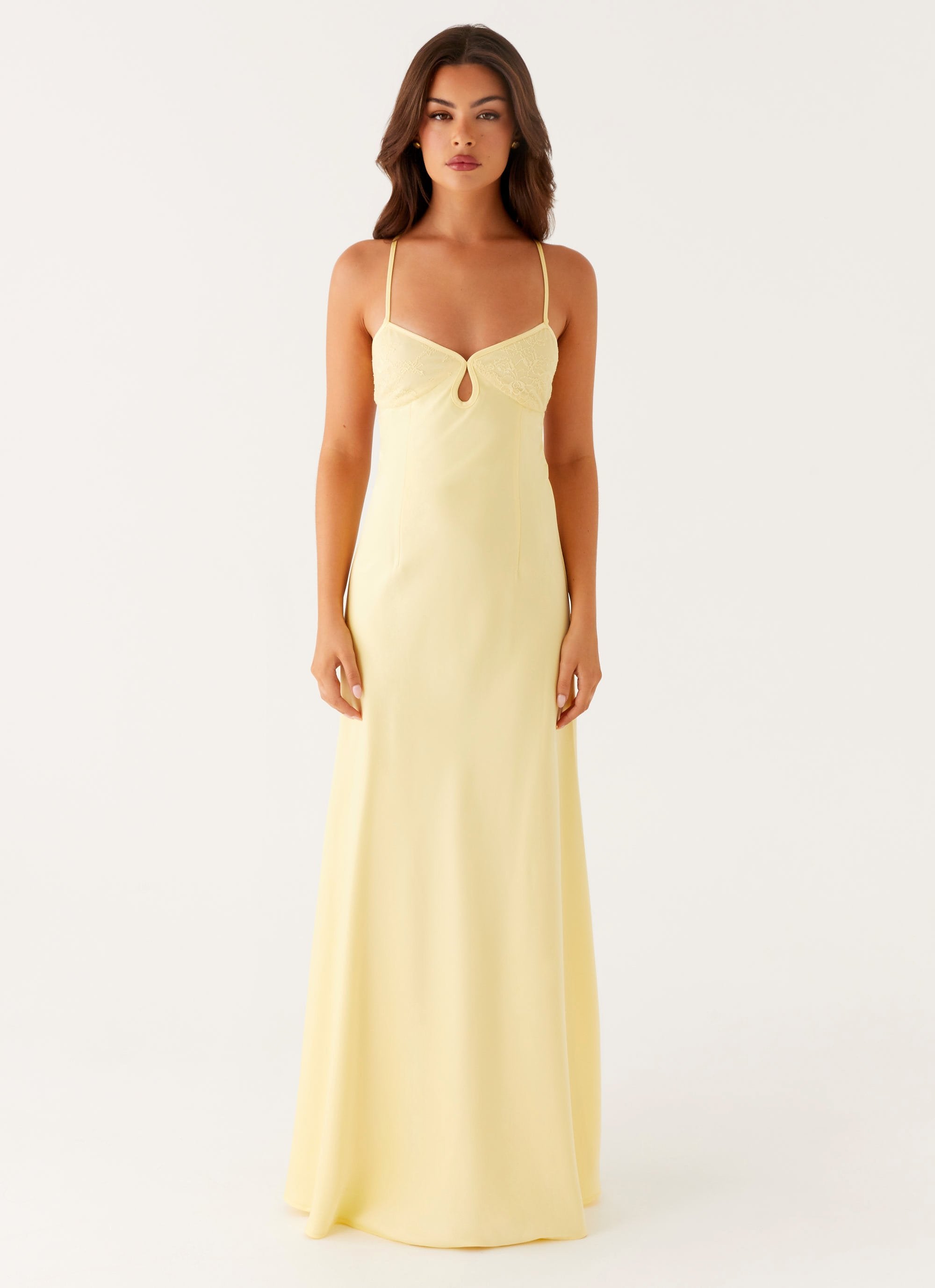 Joanie Maxi Dress - Yellow – Peppermayo