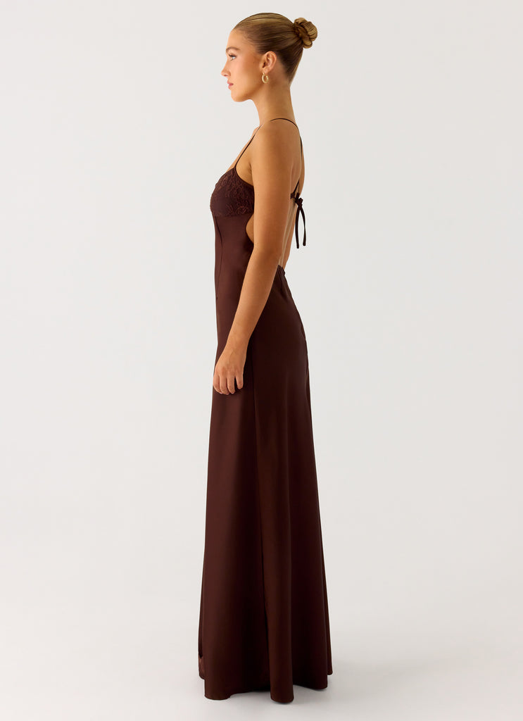 Joanie Maxi Dress - Chocolate