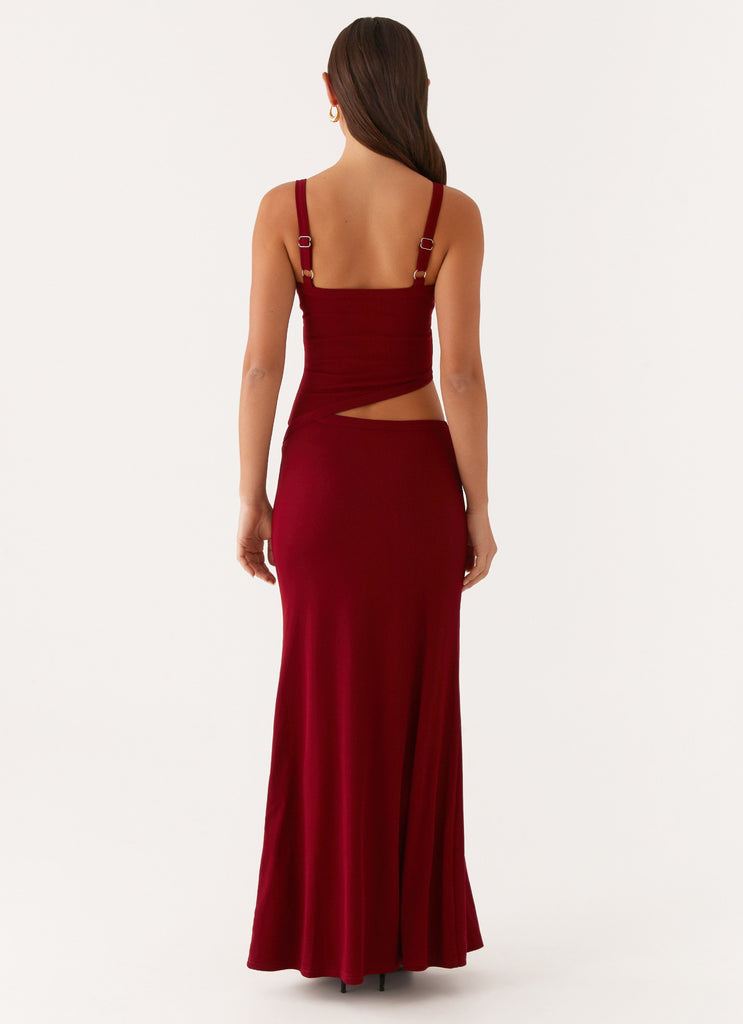 Jocelyn Maxi Dress - Maroon