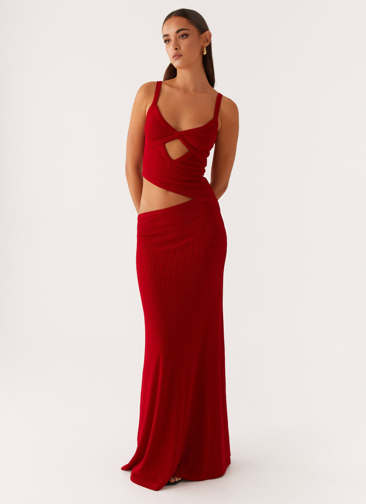 Jocelyn Maxi Dress - Red