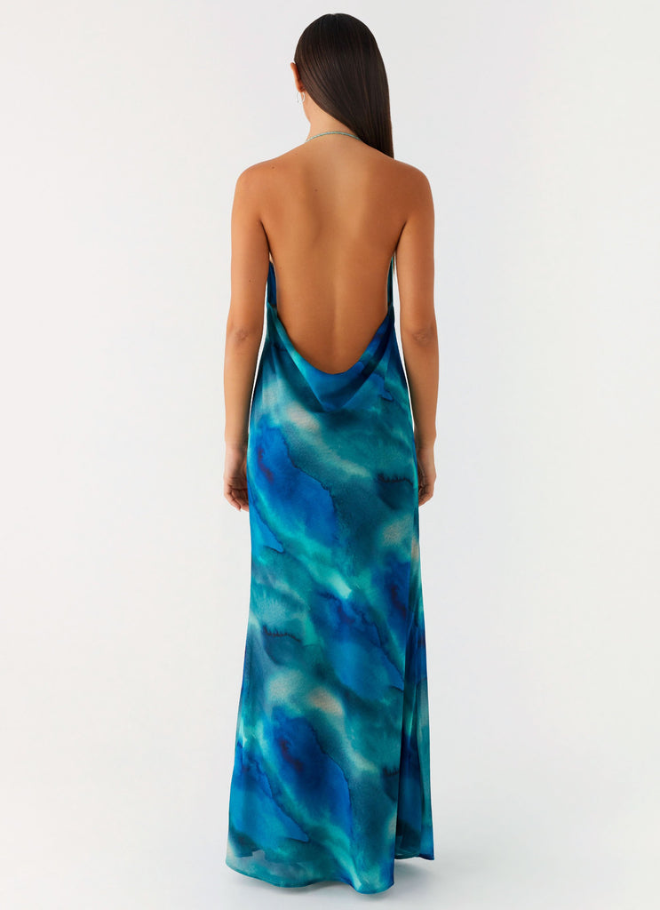 Journey Maxi Dress Blue Tie Dye – Peppermayo - Main Image