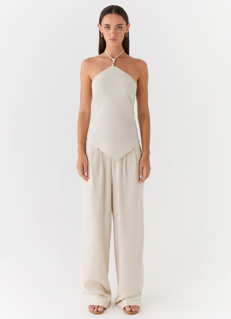 Julissa Halter Top - Oat