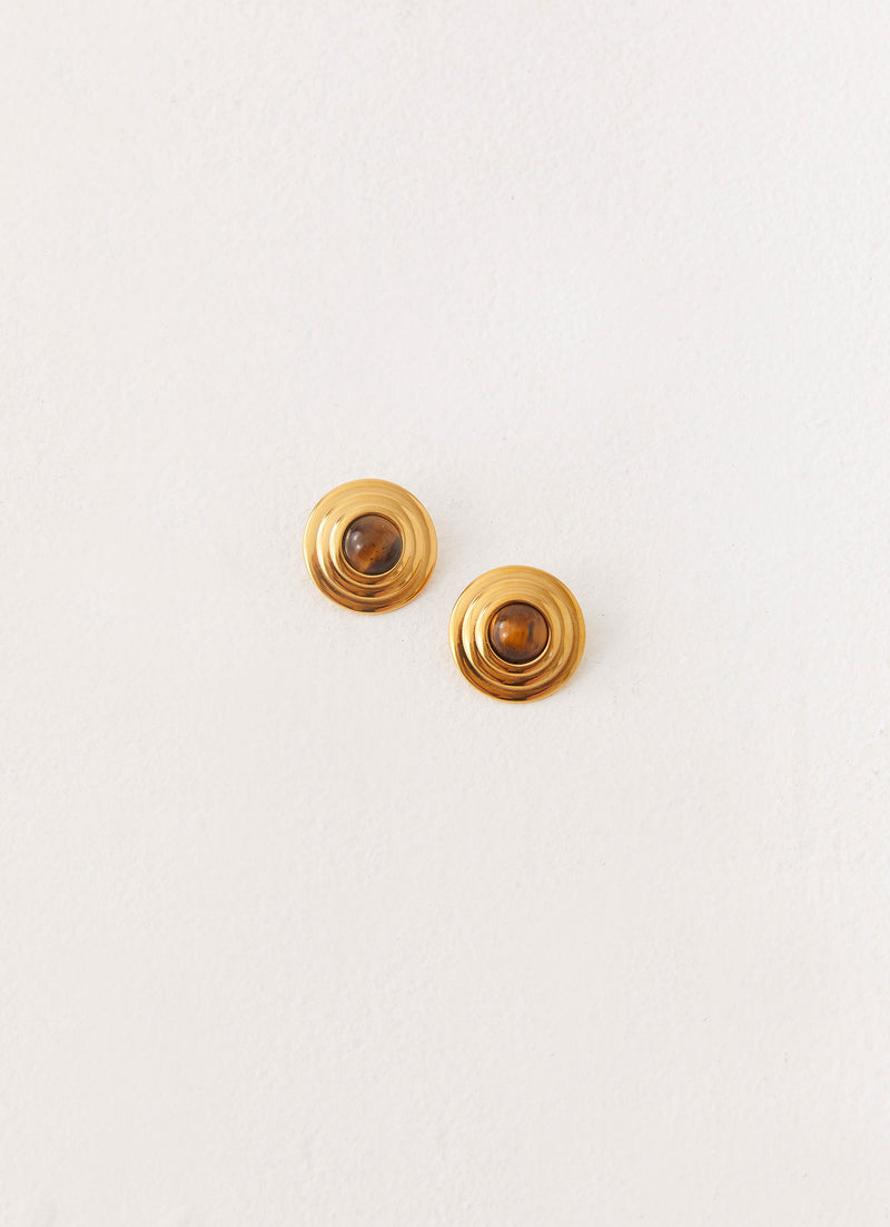 Kalia Earrings - Tort