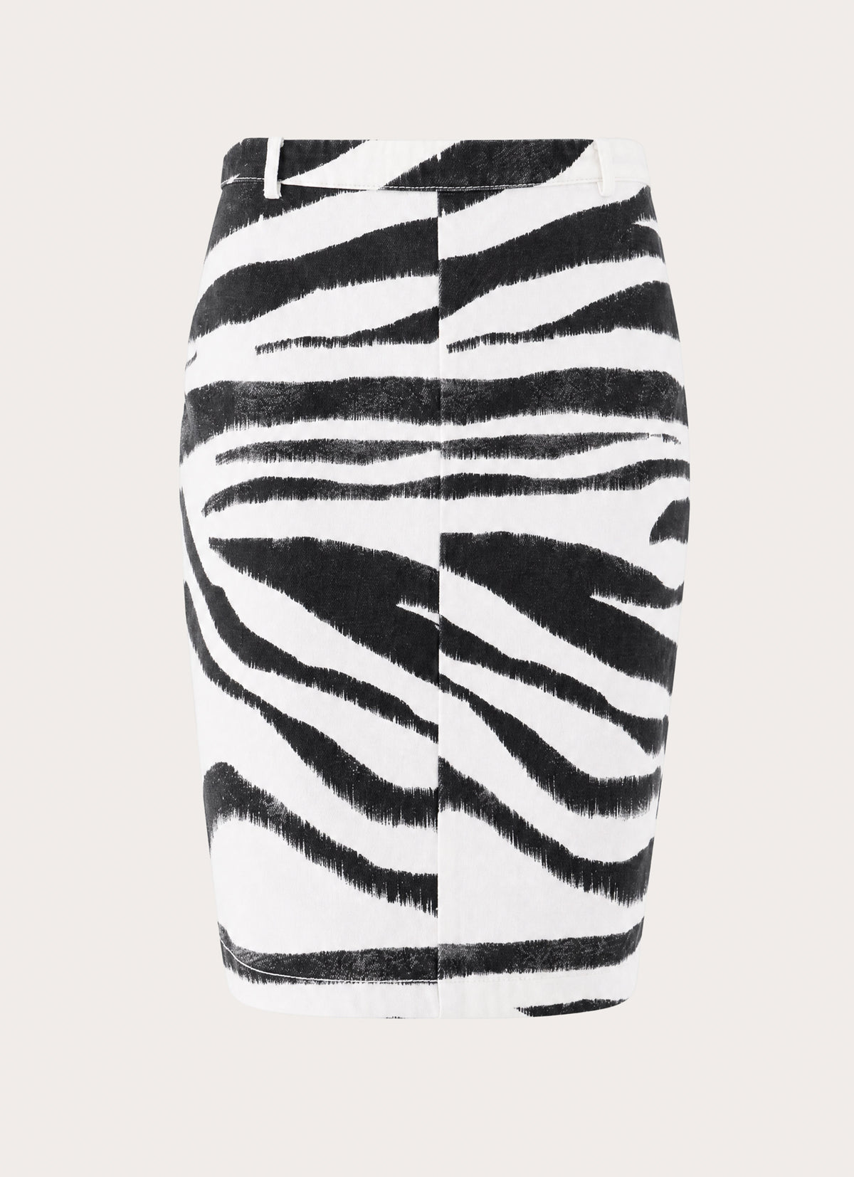 Kamili Low Rise Midi Skirt - Zebra