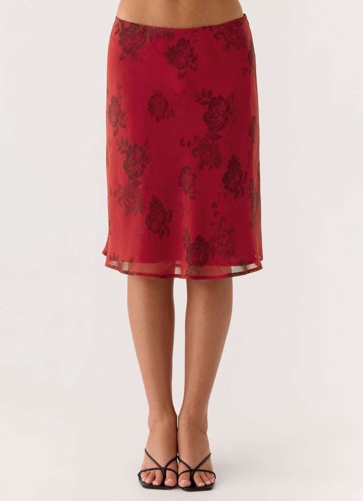Women's Red Skirts
