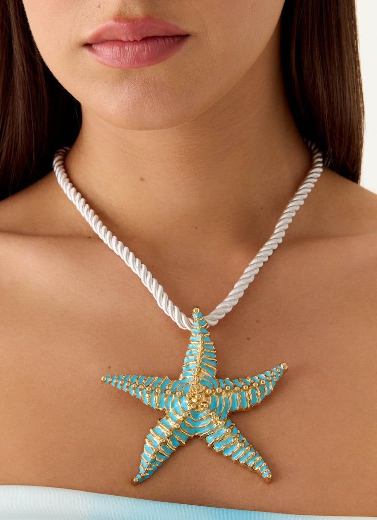 Starlust Necklace - Blue