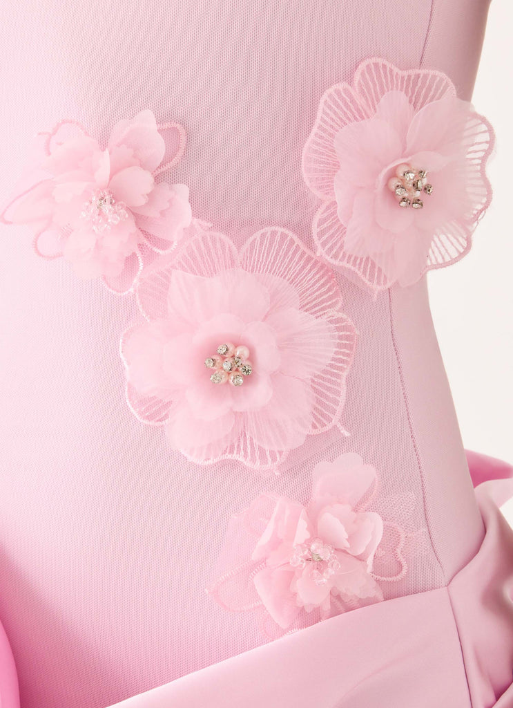 Kimana Halter Mini Dress - Pink