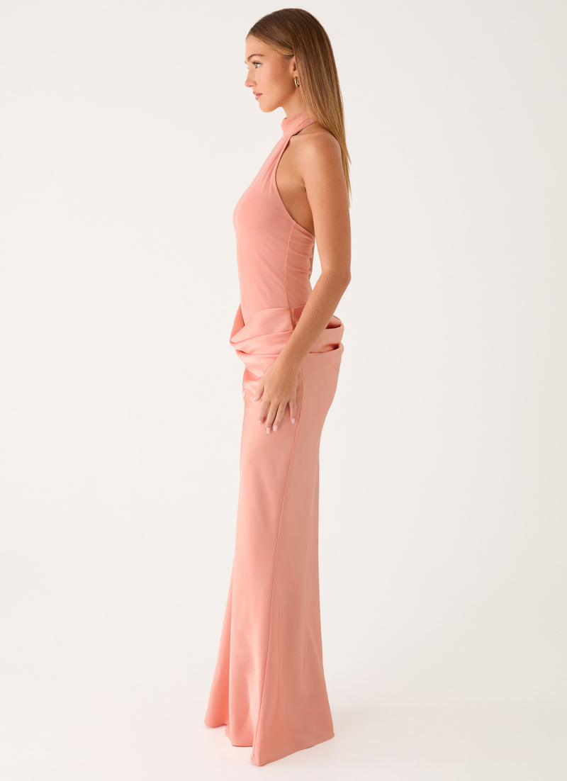 Kiyah Maxi Dress - Peach