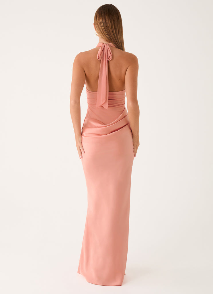 Kiyah Maxi Dress - Peach
