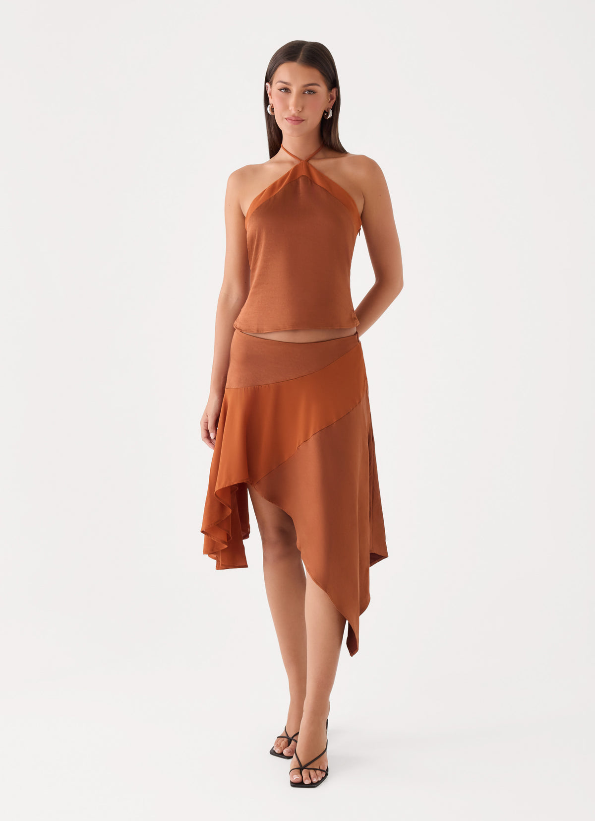 Klose Midi Skirt - Rust