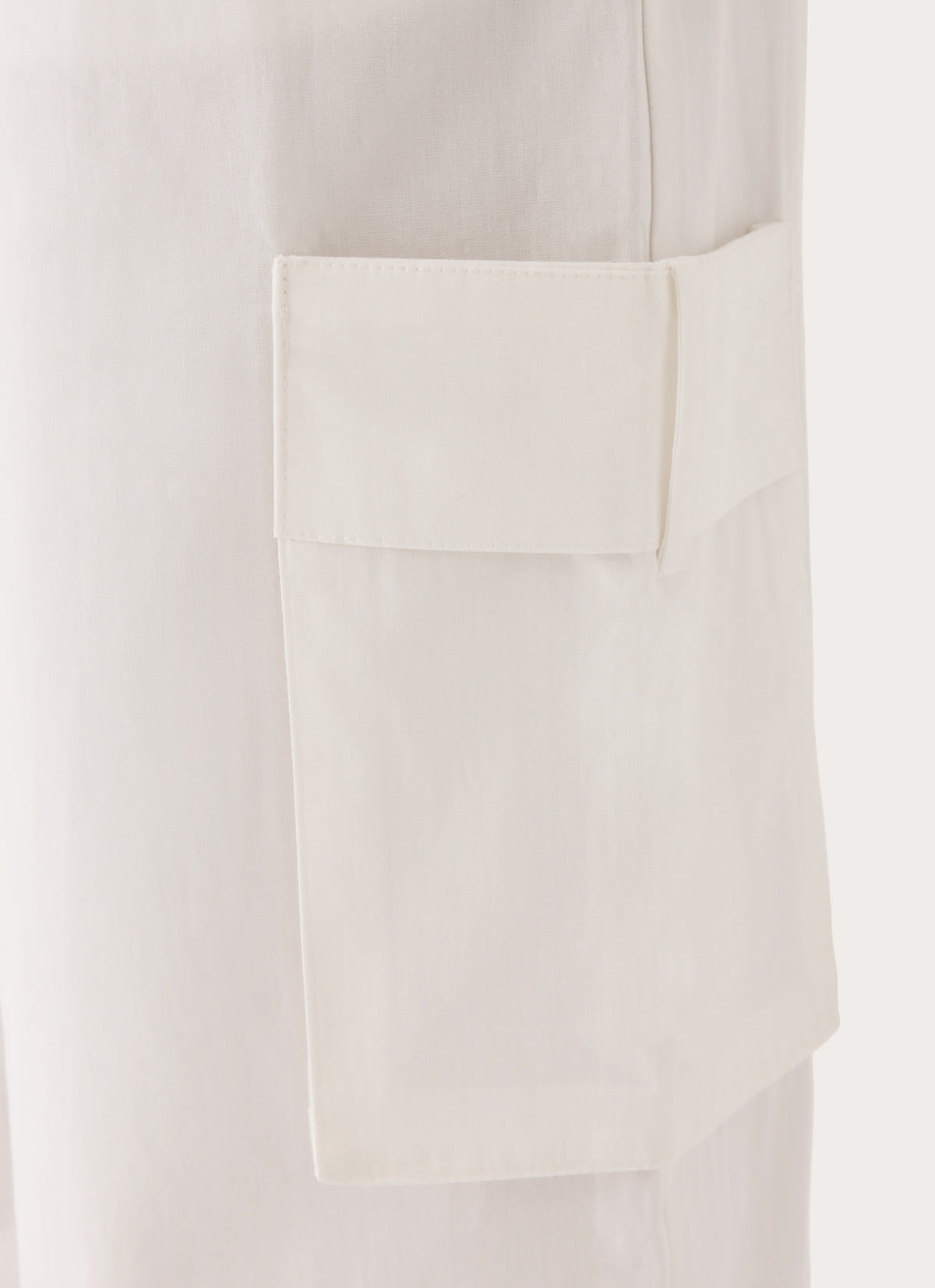 Kynzi Cargo Pants - White