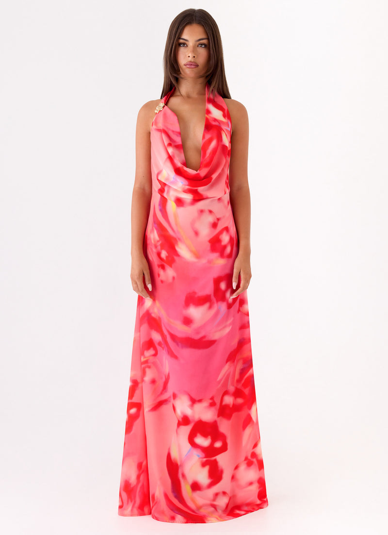 Lalia Maxi Dress - Sun Blushed Bloom