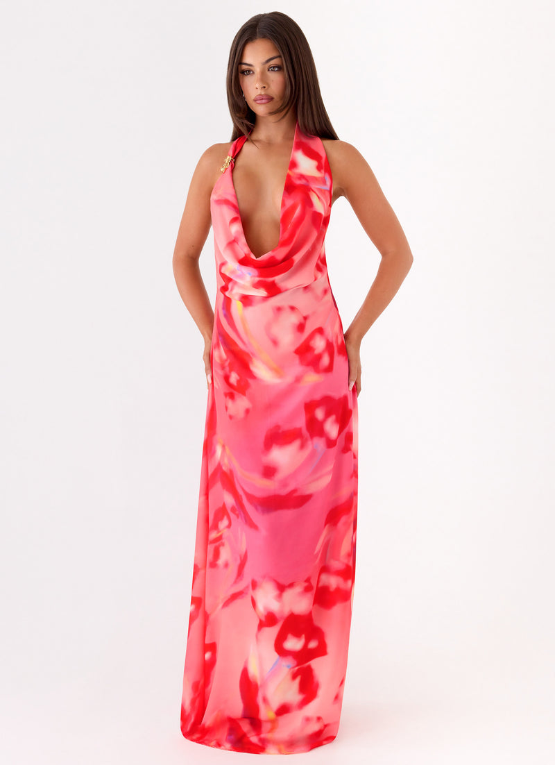 Lalia Maxi Dress - Sun Blushed Bloom
