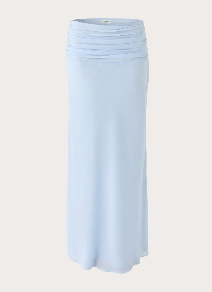 Lauretta Maxi Skirt - Baby Blue