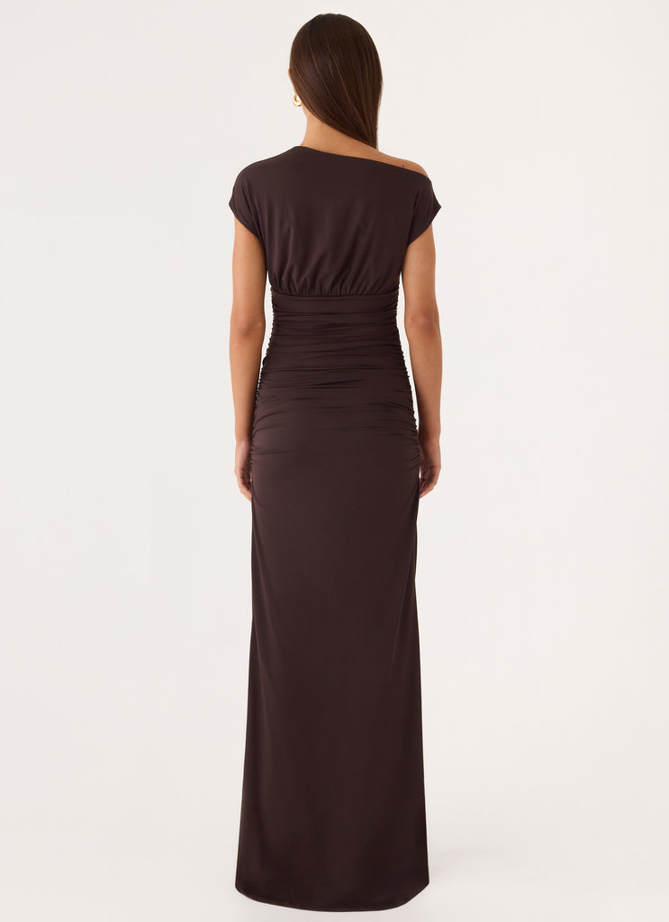 Liana Maxi Dress - Chocolate