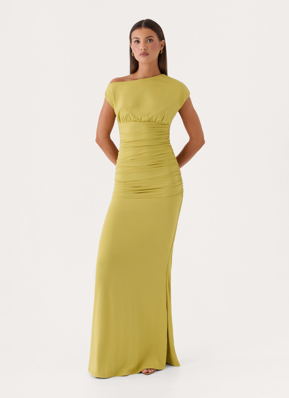 Liana Maxi Dress - Olive Green