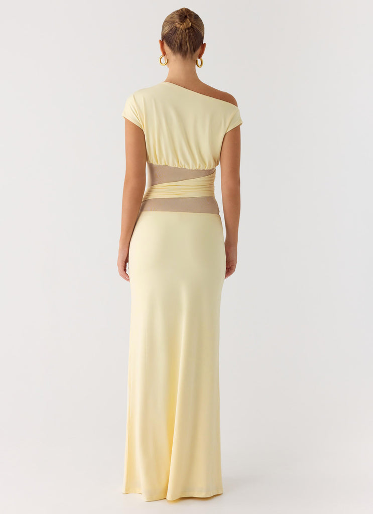 Like Honey Maxi Dress - Butter Yellow