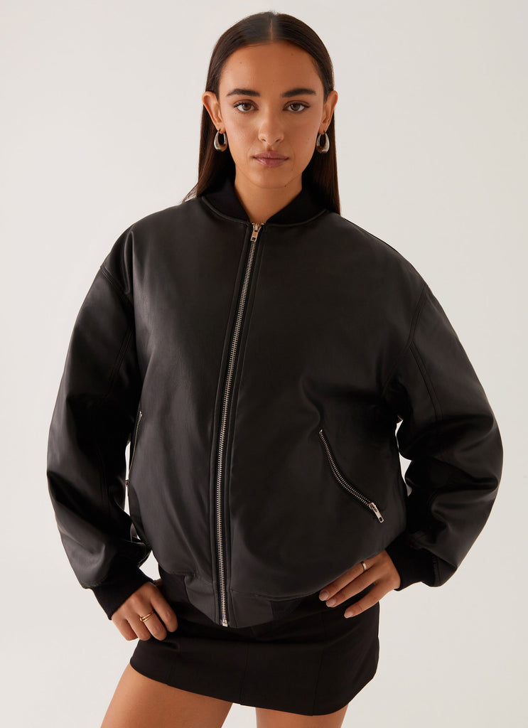 Lincoln Bomber Jacket - Black