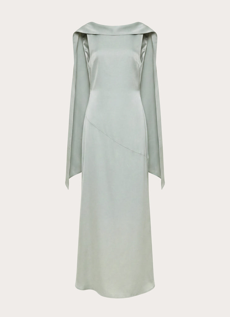 Line By Line Maxi Dress - Sage