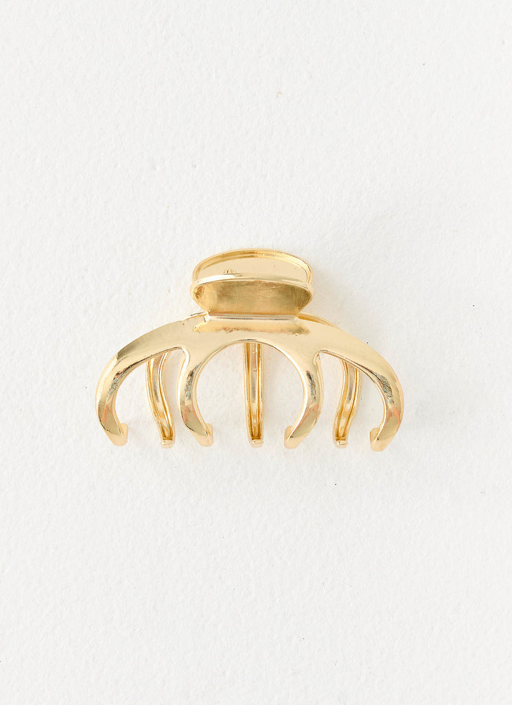 Liquid Gold Claw Clip - Gold