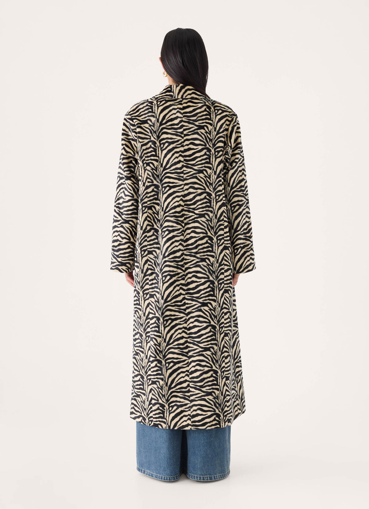 Lirena Fitted Zebra Coat - Zebra