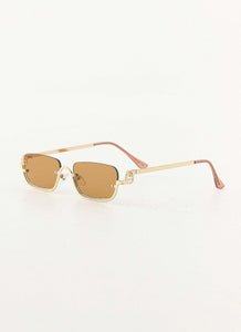 Locked Down Sunglasses - Brown