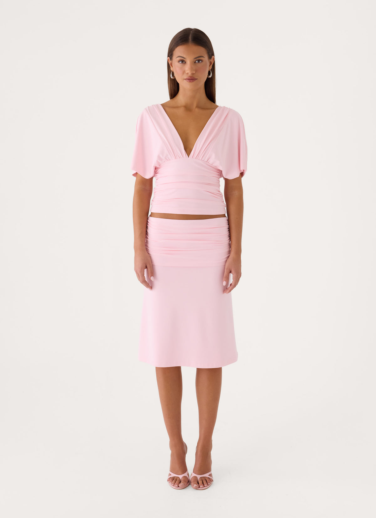 Lorelei Midi Skirt - Pink