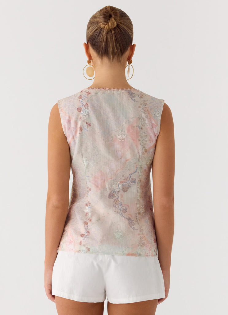 Lost In Love Top - Mystic Paisley