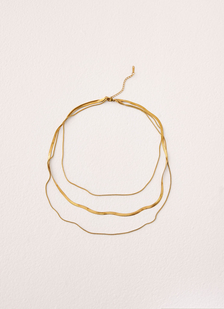 Love Veil Necklace - Gold