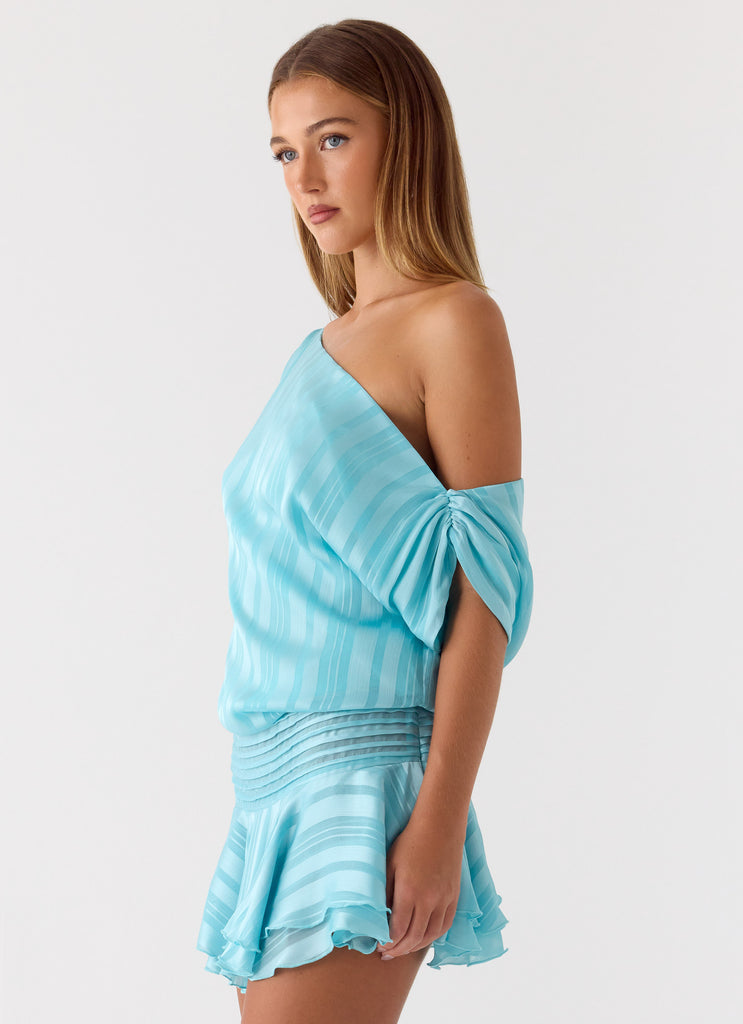 Lowey Mini Dress - Pale Blue