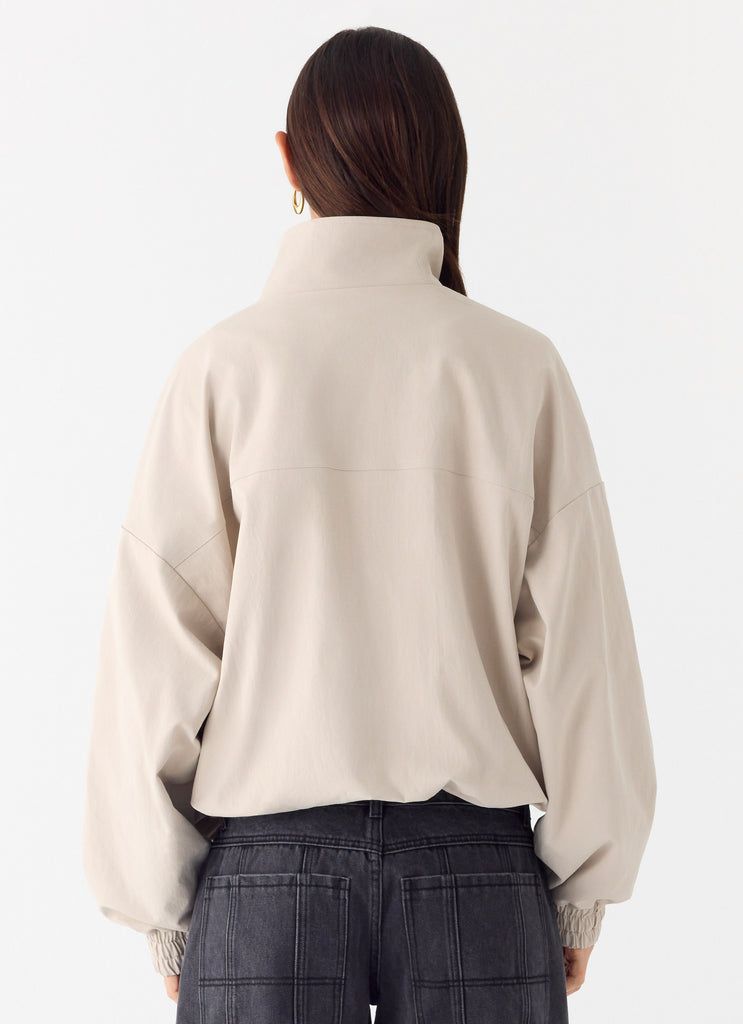 Luca Trench Jacket - Cool Tan