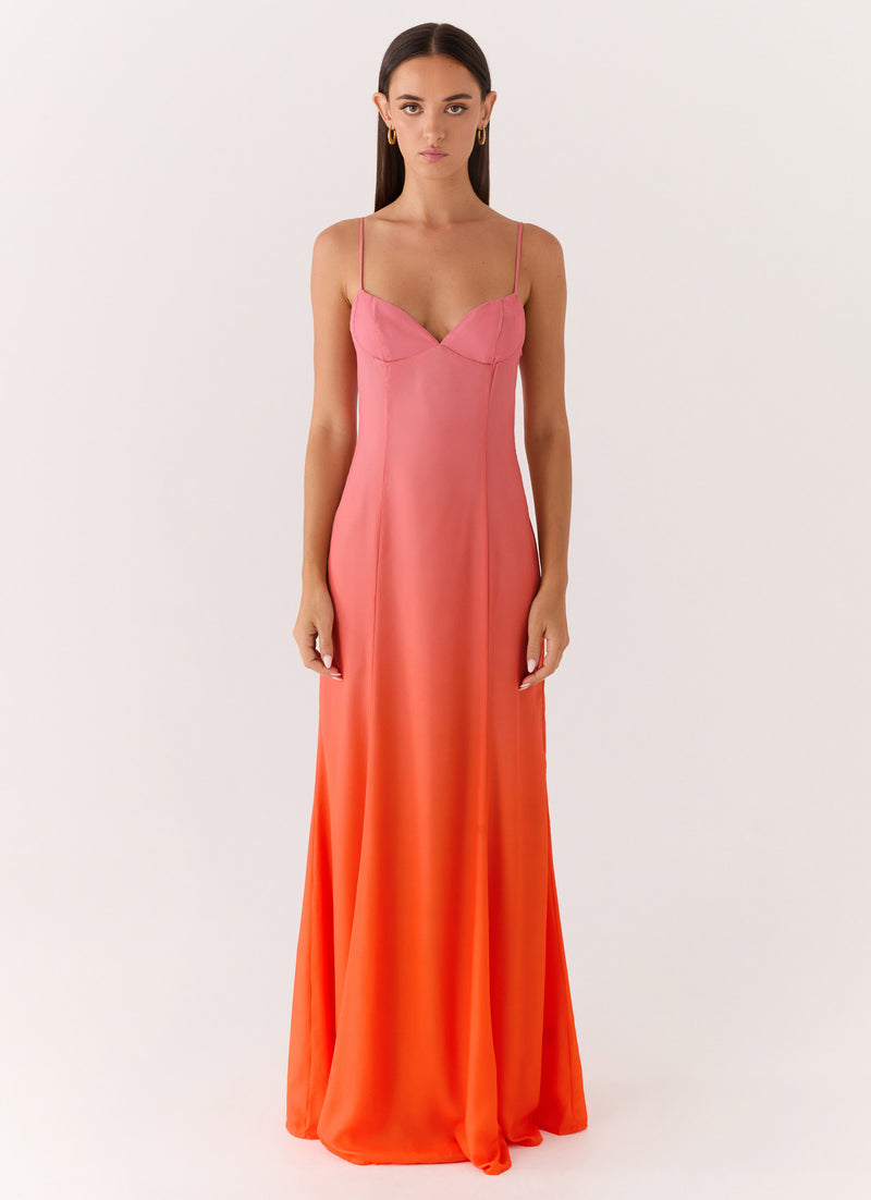 Madelyn Maxi Dress - Sunset Ombre
