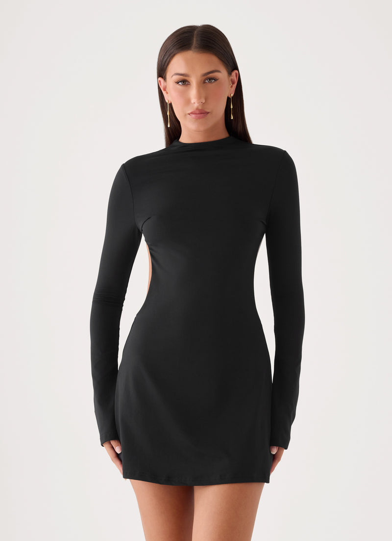 Maelle Mini Dress - Washed Black