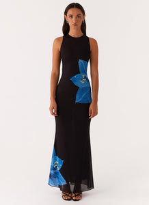 Manhattan Nights Maxi Dress - Black