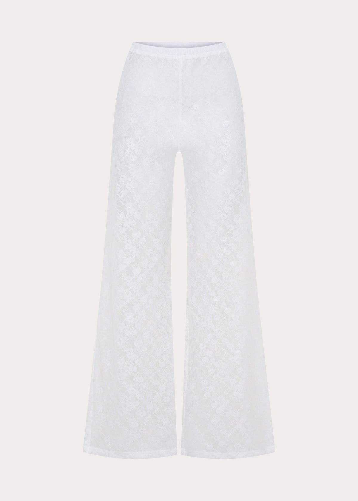 Matcha Lace Pants - White