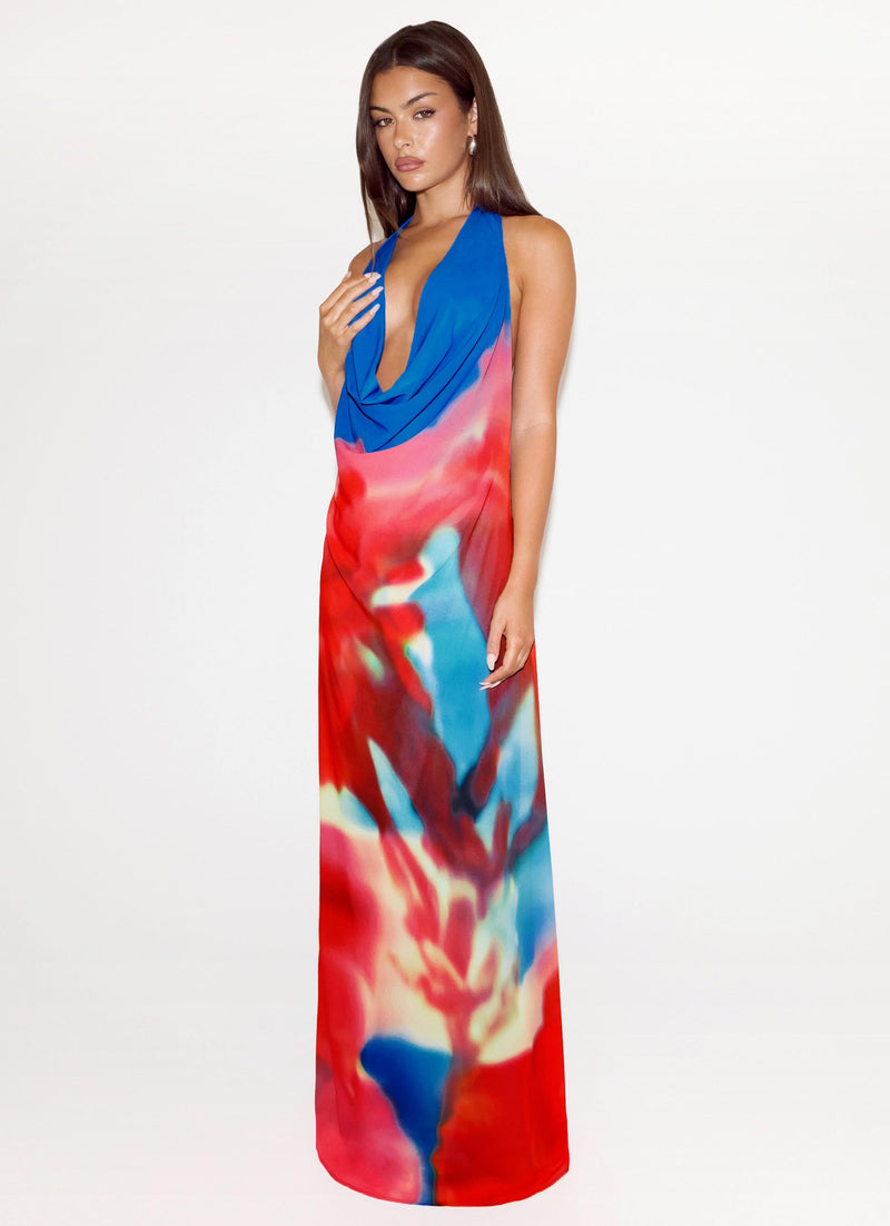 Mayu Maxi Dress - Twilight Petal