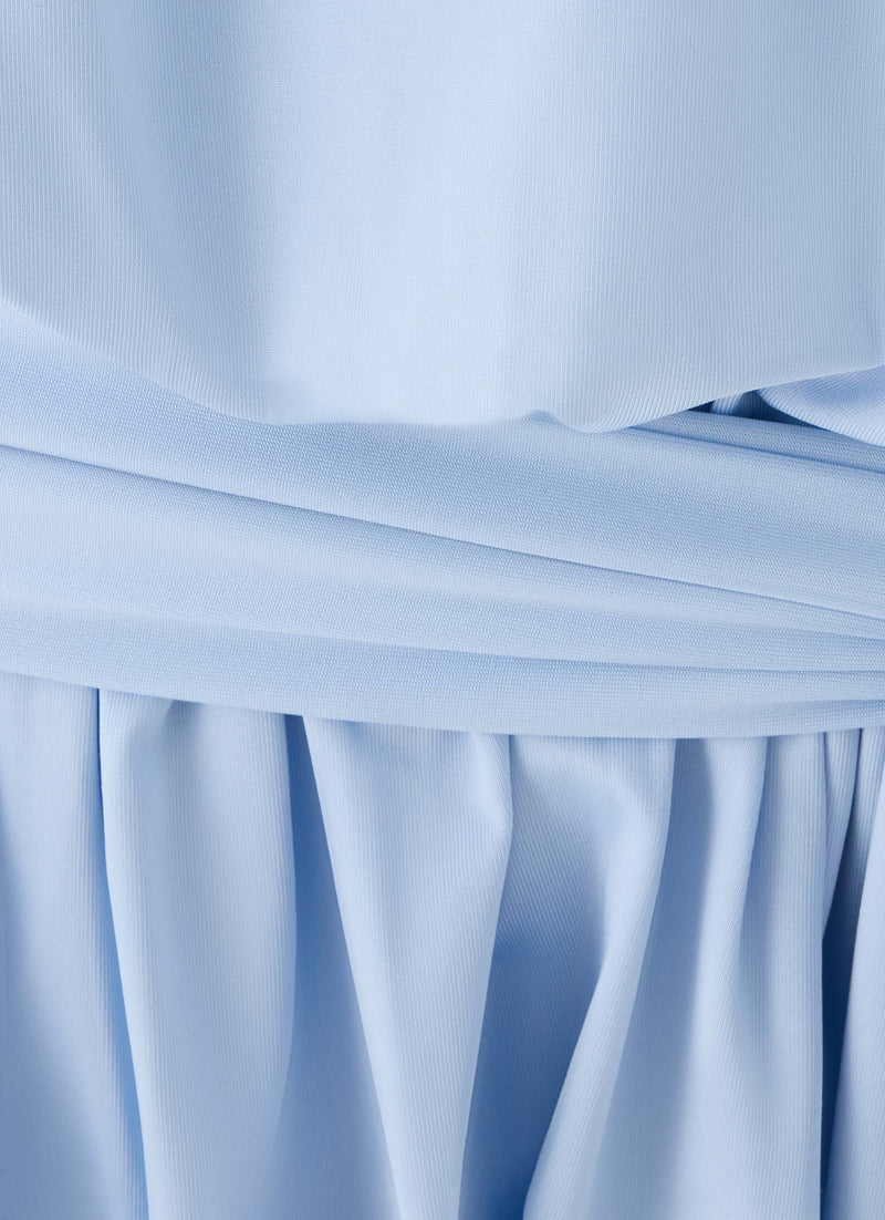 Mazie Strapless Mini Dress - Powder Blue