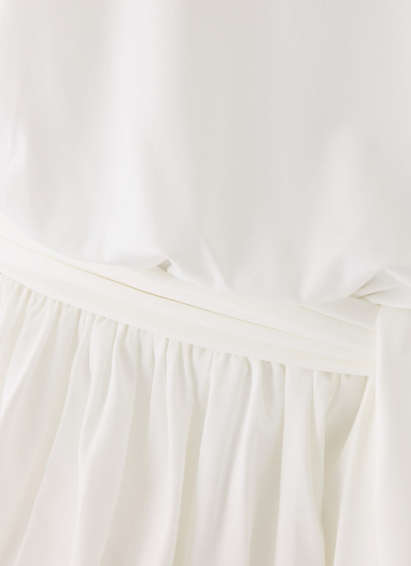 Mazie Strapless Mini Dress - White