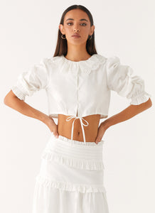 Melania Blouse - White