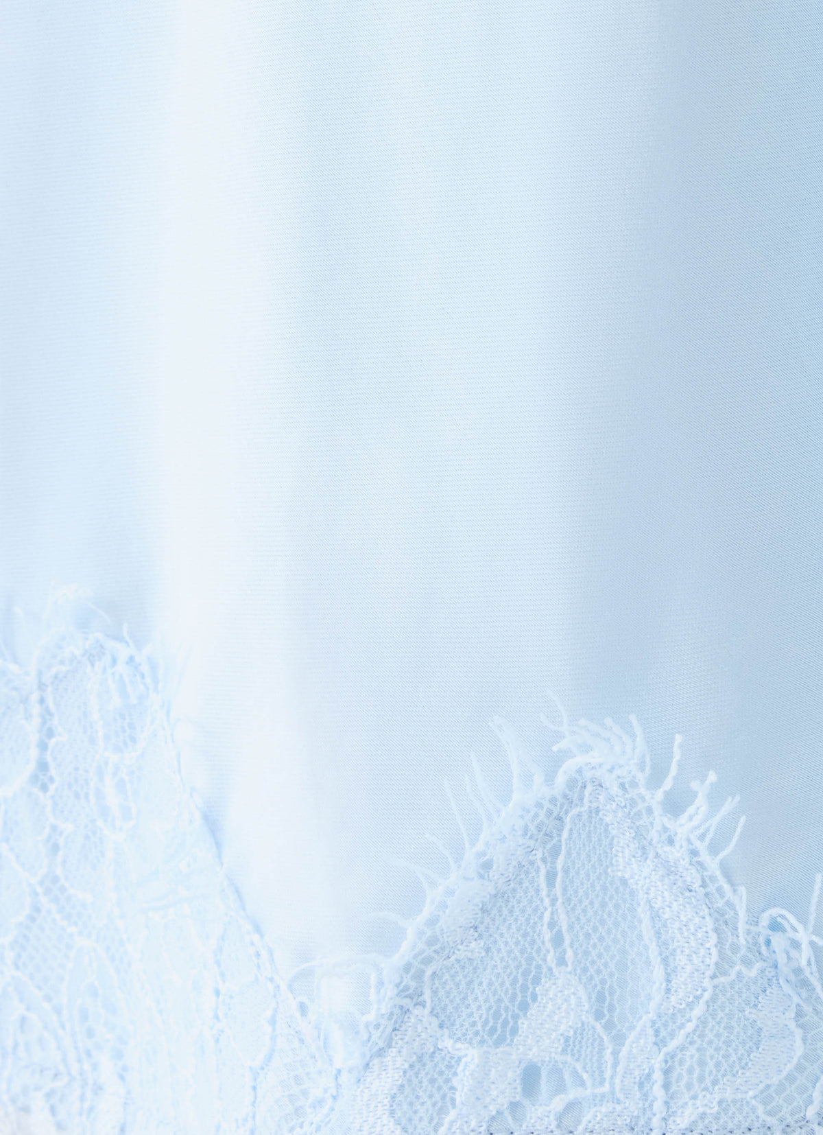 Merisso Lace Trim Maxi Skirt - Blue