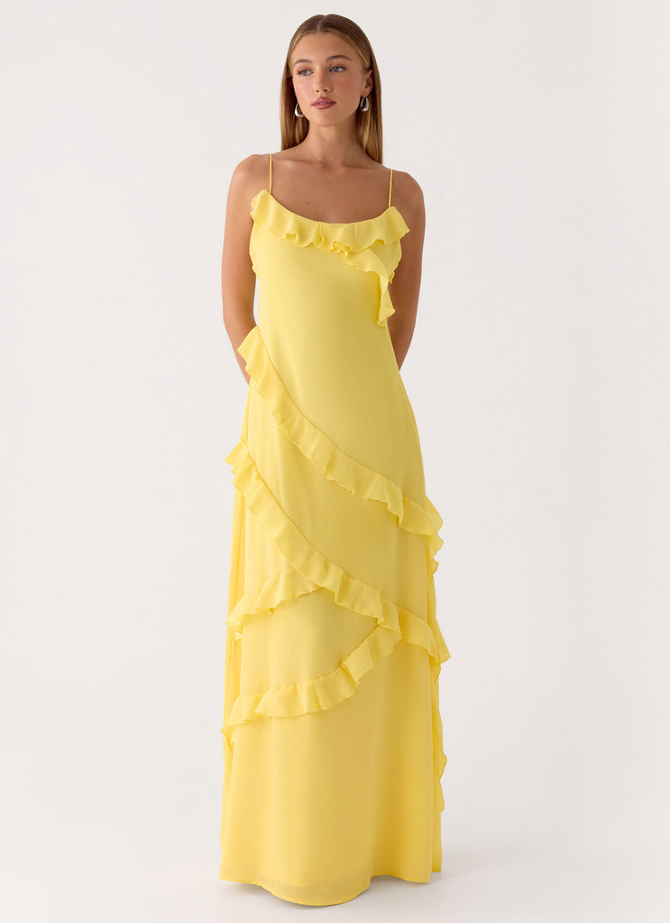 Mishal Maxi Dress - Bright Lemon