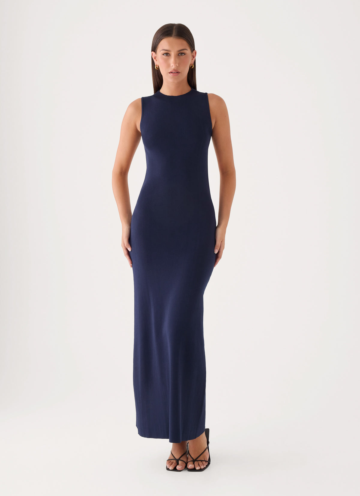 Monroe Knit Maxi Dress - Royal Blue