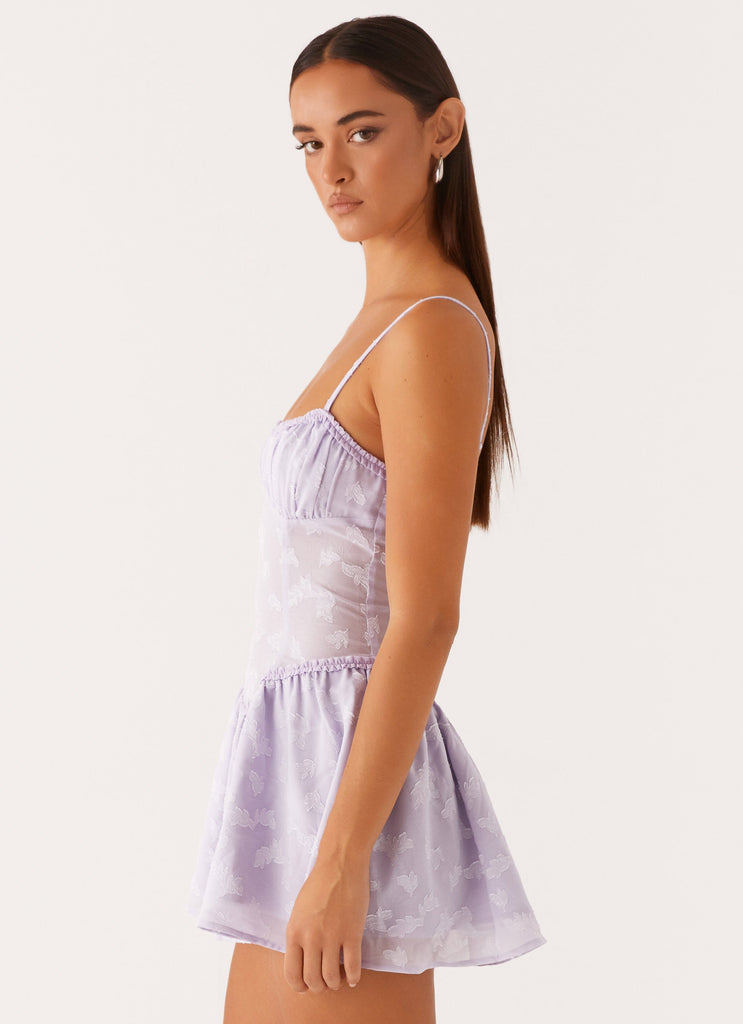 Morgana Mini Dress - Lilac