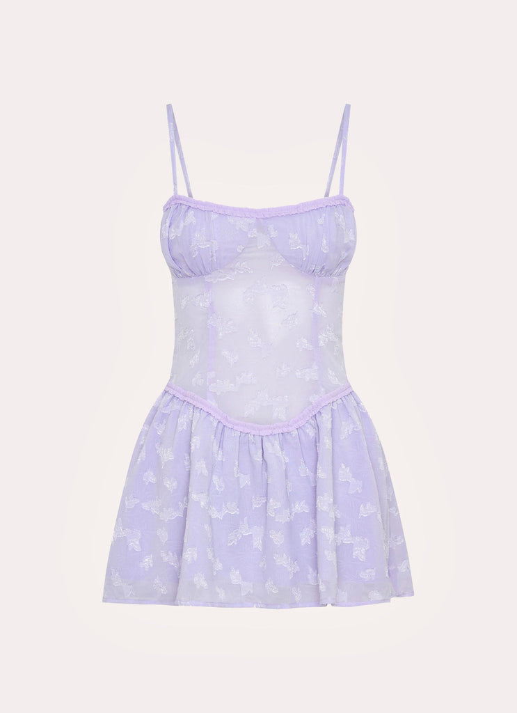 Morgana Mini Dress - Lilac